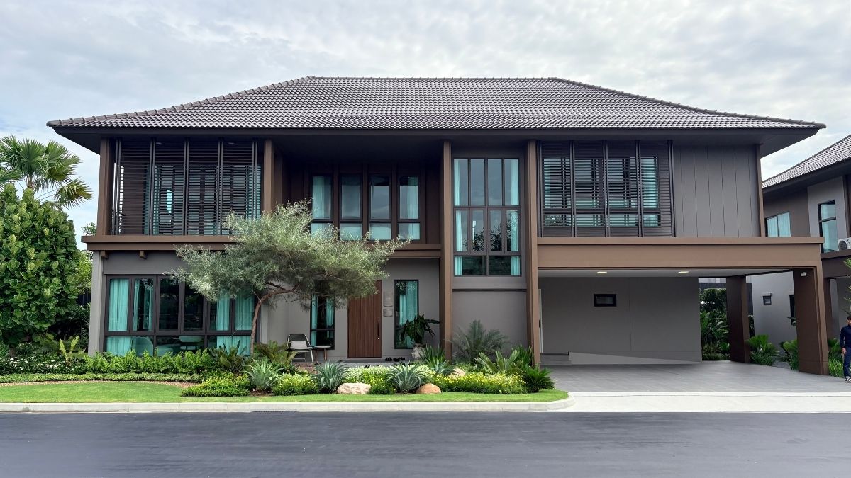 บ้านเดี่ยว Burasiri Well กรุงเทพกรีฑา ทำเลขาเข้า